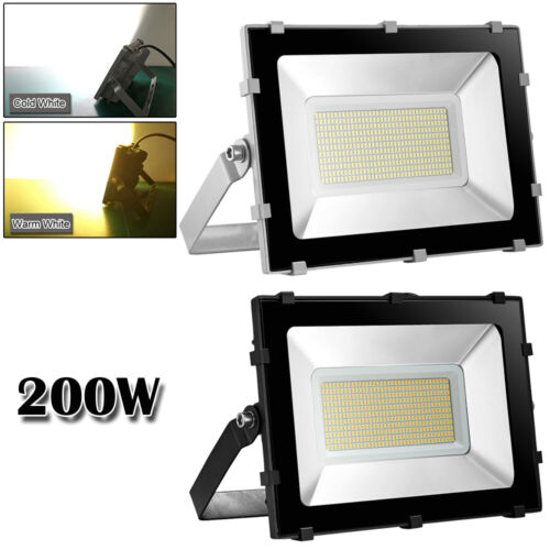 LED Flood Light 300W 200W 150W 100W 50W 30W 20W 10W Outdoor Lamp Cool Warm White 