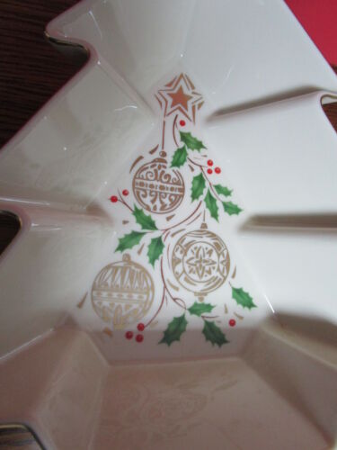 Details about   HolidayDazzle tree bowl by Lenox 3 x 11 x 10" new in box 