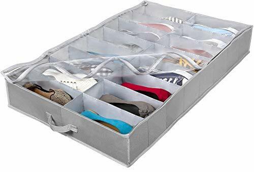 Underbed Storage Solution Fits Extra-Large Under Bed Shoe Storage Organizer