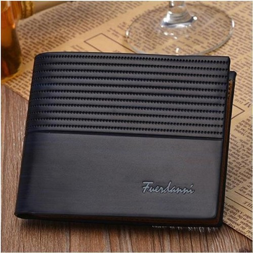 Men/'s Leather Bifold ID Card Holder Purse Wallet Billfold Handbag Slim Clutch