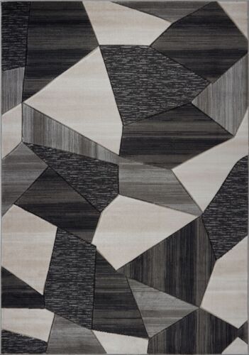 Area Rugs Abstract Grey Gold Carpet Rugs 4x6 5x8 Hallway Runners VCZ1184 VCZ1185