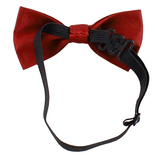 New KID'S BOY'S 100% Polyester Pre-tied Bow tie only Red party formal wedding 