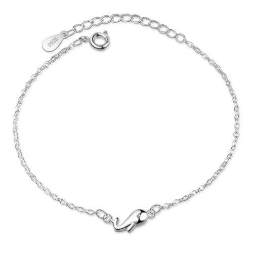 Womens Fashion 925 Sterling Silver Zircon Love Heart Infinity Charm Bracelet 