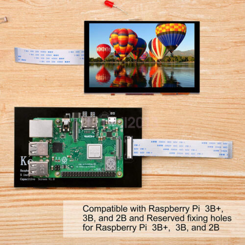 Nuevo 5 Pulgadas TFT Pantalla LCD Pantalla Táctil Dsi conector 800x480 para Raspberry Pi 4 