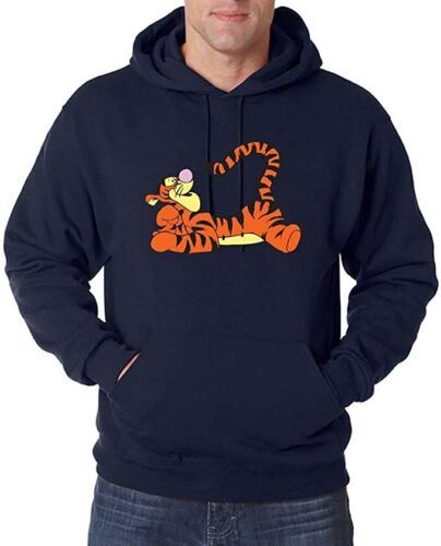 Herren Hoodie Kapuzenpullover Modell Tigger Winnie Puh Cartoon Zeichentrick Fun