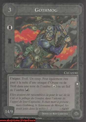 MECCG Gothmog The Dragons FR