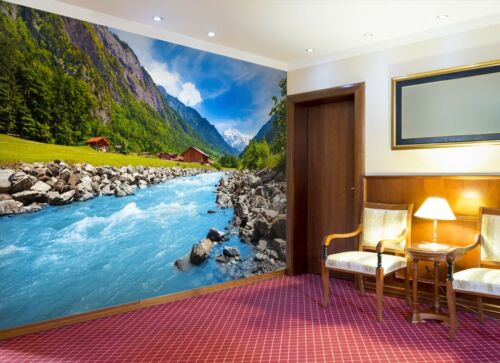 Details about   3D Bach River M842 business Wallpaper Mural Self Adhesive Trade Amy show original title 