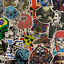 Assorted Skull Stickers--1 Piece