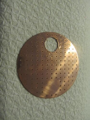 4" copper perforated plate moonshine e85 still flute column 