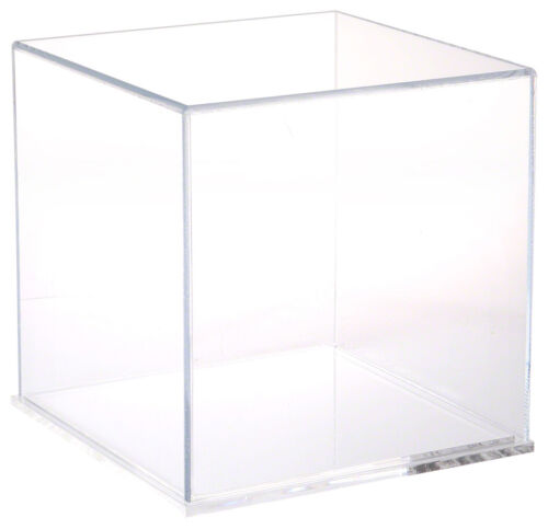 Plymor Clear Acrylic Display Case with Clear Base 10/" x 10/" x 10/"