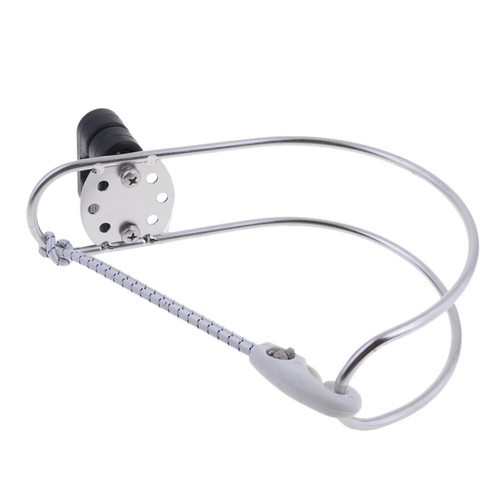 Stainless Steel Bracket Life Buoys Ring Holder with Plastic Mount