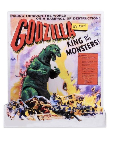 Neca Godzilla 1956 Movie Poster Godzilla KOTM 12/" Head to Tail Figure en stock