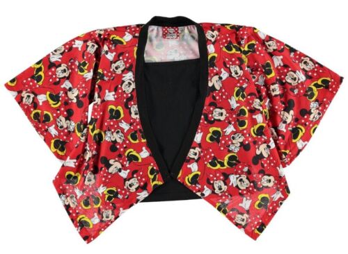 Disney Minnie Niñas Estampado Manga Corta Kimono de 2 piezas de este conjunto top talla 9-10 años