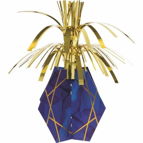 Decorations /& Balloons Navy Blue and Gold 18th Geode Party Supplies Tableware