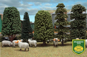 En parfait état, dans sa boîte De brindilles toys 1:32 Scale SCENIC arbres BT2065