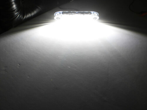 6/" White LED Ground Panel Backup Work Light Off Road Trailer Jeep USA