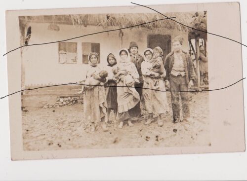 Details about  / Old Photo Original Gypsy of Romania WWI Tiganii romani Primul razboi mondial
