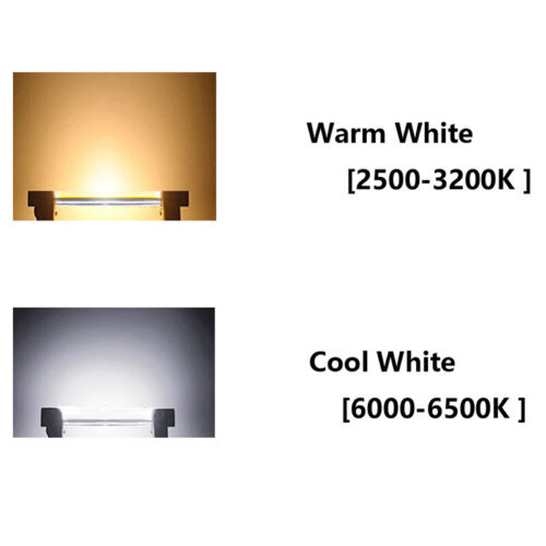 1pc R7S COB LED Lamp Bulb Glass Tube for Replace Halogen Light 78mm//118m NqCW1B