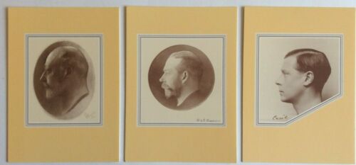 Edward VII & VIII National Postal Museum Postcards NPM 87 4-6 George V 