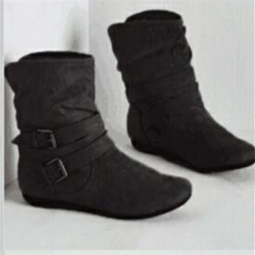 ladies black slouch ankle boots