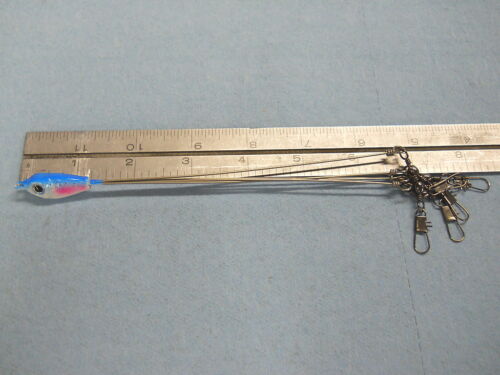 5 ARM RIG ALABAMA STYLE 8/" 0.9 OZ LEAD FREE .040 STAINLESS STEEL WIRE 01L