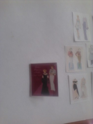 Princess Diana paper dolls dollhouse miniature book