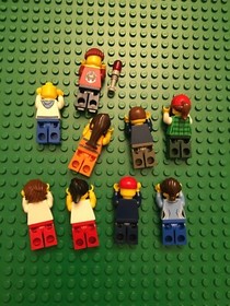 9 Lego Minifigures City Town Lot: Passenger 60164, Truck Driver 60183, 31026+++