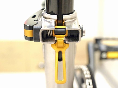 Multi-S Brompton Seatpost Clamp with Rear Frame Hook