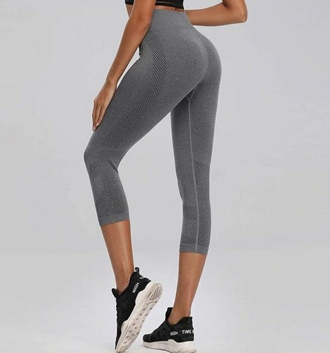 ZINRAY Damen Leggins Größe L 40-42 in Grau Sport Leggings Hose Neu!!!