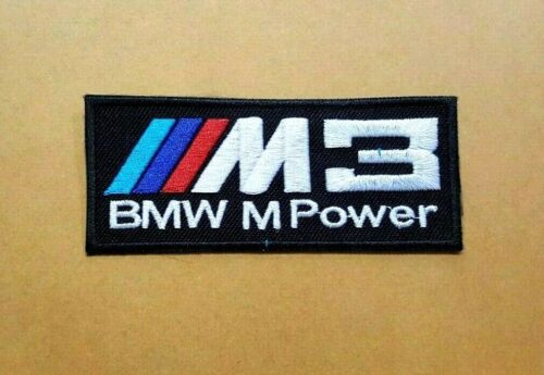 BMW M Power Racing Moto Sport Automobile Voiture brodé Iron Sew On Patch Logo