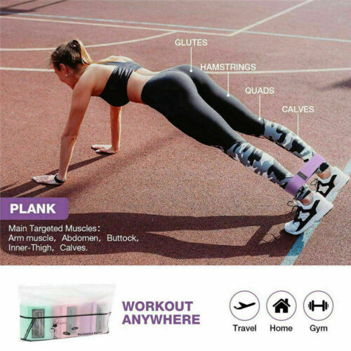 Resistance Loop Exercise Bands Set of 3 Bands for Working Out Home Gym Boy Girls 