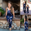 Family Matching Outfits Mother and Daughter Jumpsuit Baby Girl Floral Romper