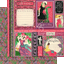 Gráfico de nuevo 45 8/" X 8/" /"Cojín de papel moda hacia adelante-una Colección calendario
