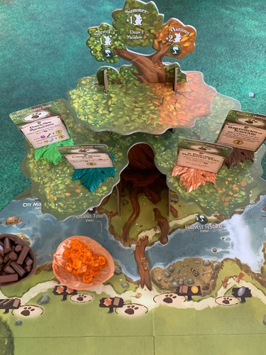 3D Imprimé Noyer Resource détenteurs-Simple ou Set de quatre Everdell