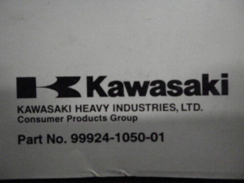OEM 84 Kawasaki KLR 600 Owners Manual Shop Service Manual Repair Book 