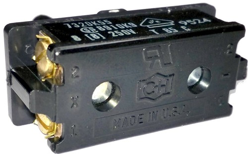 Cutler Hammer Double Insulated Toggle Switch DPST 16A 7320K55