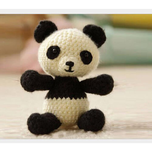 Amigurumi fasses du crochet Panda poupée pour lui-même fasses du crochet à tricoter Häkelset