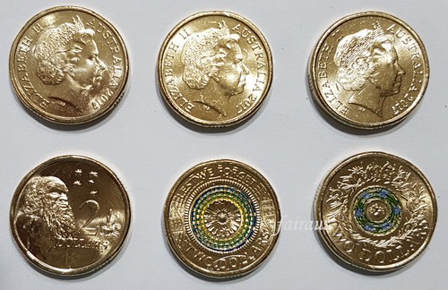 2017 1 Ab Elder 1 Remembrance Anzac 1 Lest we forget = 3x $2 UNC ex RAM in 2x2