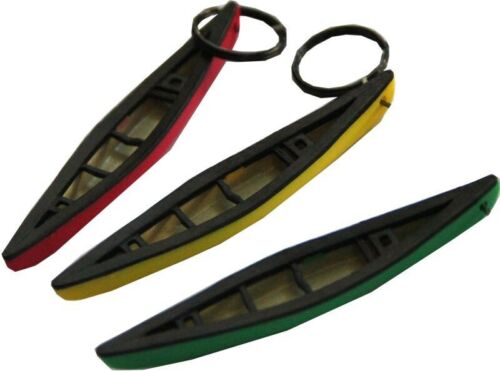 Schlüsselanhänger Canadier Kanu Boot Paddeln detailgetreuer Anhänger mit Ring