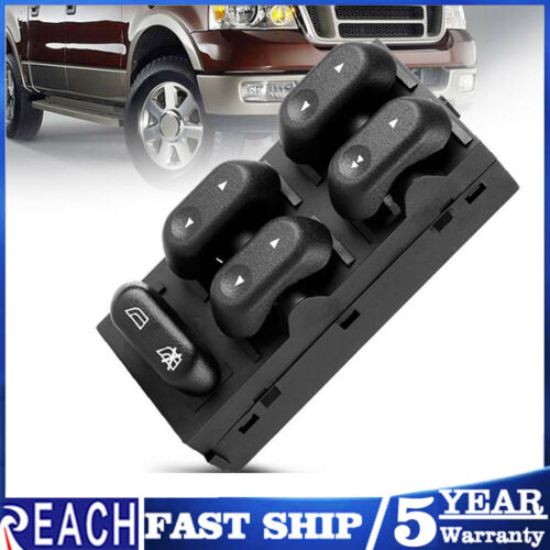 Master Power Window Door Control Switch Front For 2004-08 Ford F150 5L1Z14529AA 