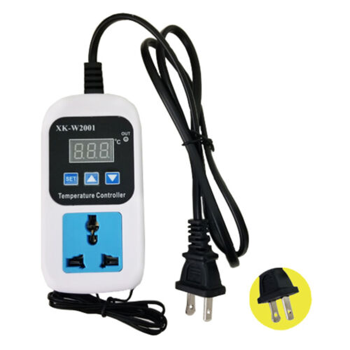 Electronic Thermostat Digital Breeding Temperature Controller Socket US EU Plug