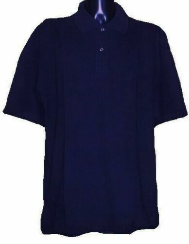 Homme Brooklyn Polo T Shirts BIG /& TALL Polo Shirt T Shirt 2XL bleu marine BNWT