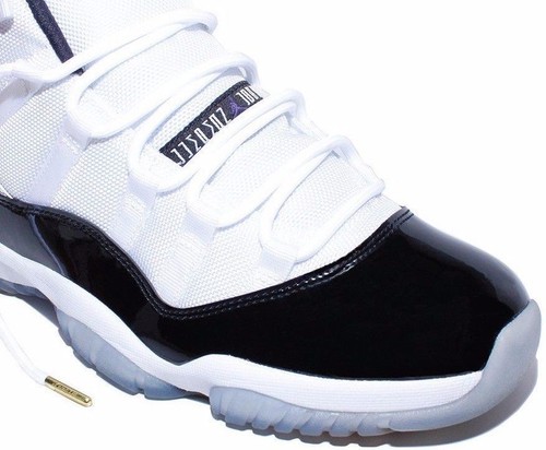 54/" Premium WHITE Jordan XI shoeLaces with GOLD TIP LBJ KD BOOST SPACE JAM 72