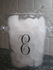 Monogrammed Acrylic Ice Bucket w Scoop