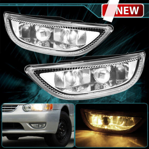 Clear Front Bumper Driving Fog Light for 2001-02 Toyota Corolla 8122002030 Pair
