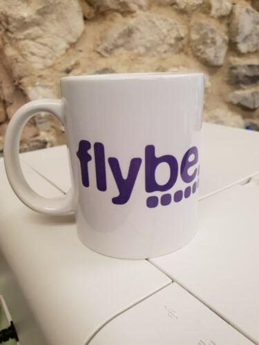 Mug perfect gift Aviation plane spotter enthusiast Fly be FlyBe Logo Cup
