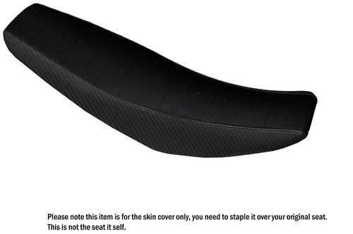 DESIGN 2 BLACK /& CARBON CUSTOM FITS YAMAHA WR 125 R X 09-13 LEATHER SEAT COVER