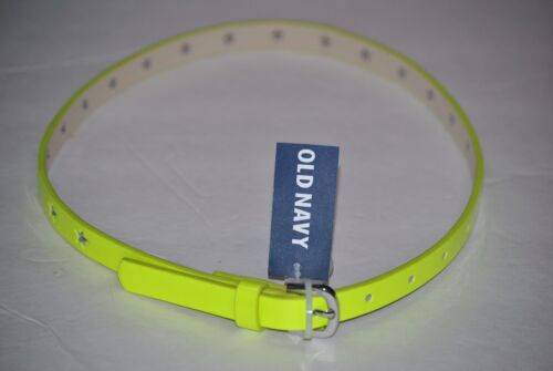 S Girl/'s Old Navy Star Cut-Out Blue Neon Yellow or Pink Star Belt XS M L XL