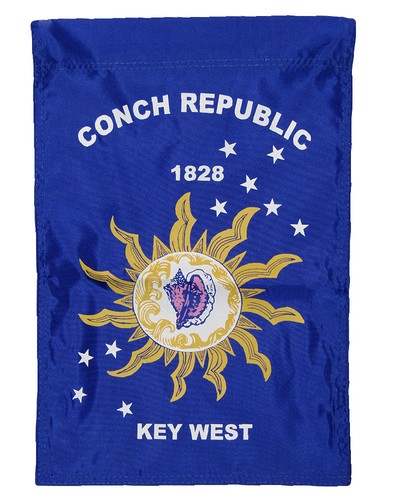 12x18 12/"x18/" Conch Republic Key West 2ply Nylon Sleeve Flag banner garden
