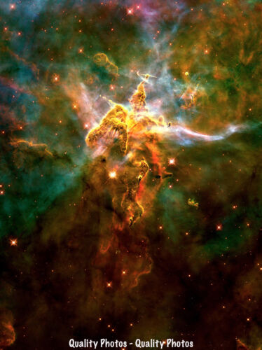 Carina Nebula 8.5x11/" Photo Print Hubble Space Telescope Stars Interstellar Gas